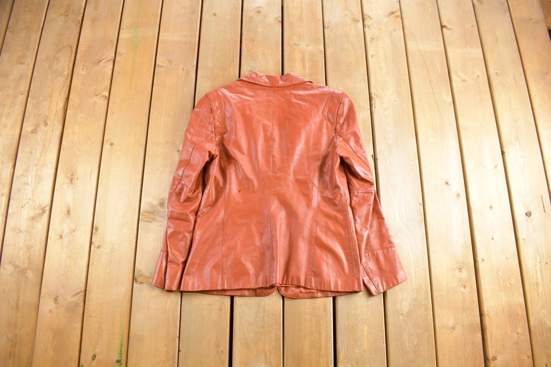 Vintage 1980's Miss Simone Leather Jacket
