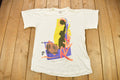 Vintage 1990s David Robinson Nike Basketball Graphic Grey Tag T-Shirt