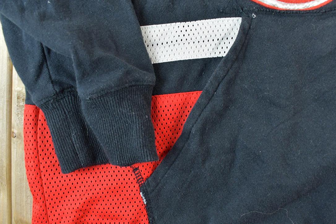 Vintage 1990s Detroit Red Wings NHL CCM Hockey Hoodie Jersey Sweatshirt / Made In USA / Vintage Sportswear / Embroidered / Hockey