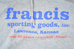 Vintage 1990s Francis Sporting Goods Lawrence Kansas Hoodie Sweatshirt Mens XXL