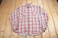 Vintage 1970s Buckeye Plaid Flannel Button Up Shirt