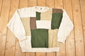 Vintage 1990s Field Gear Cable Knit Crewneck Sweater Men's XL
