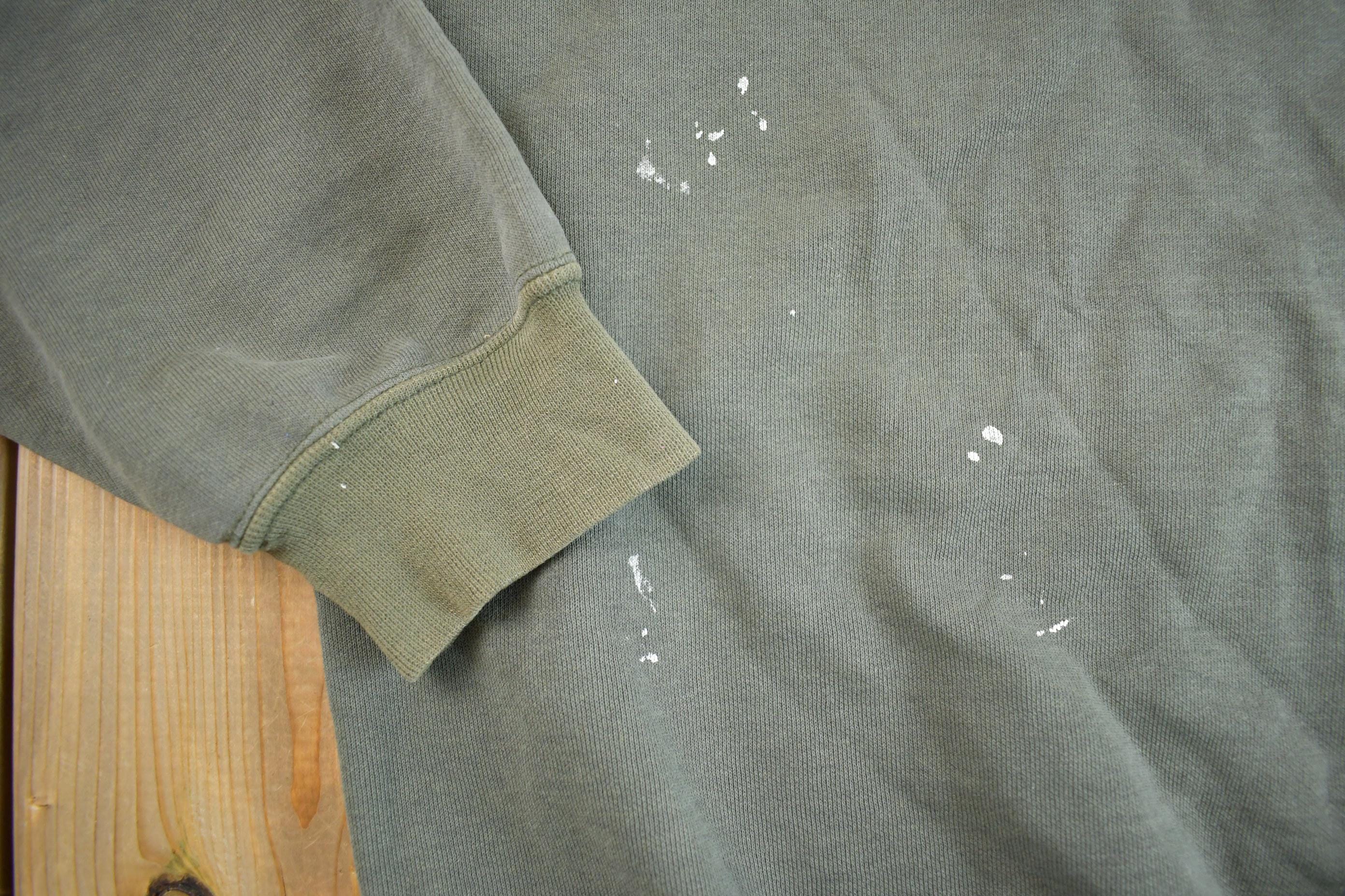 Vintage Y2K Distressed Sun-faded Carhartt Crewneck - Large