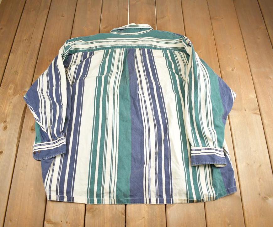 Vintage 1990s Salmon River Traders Big Man Blank Button Up Shirt