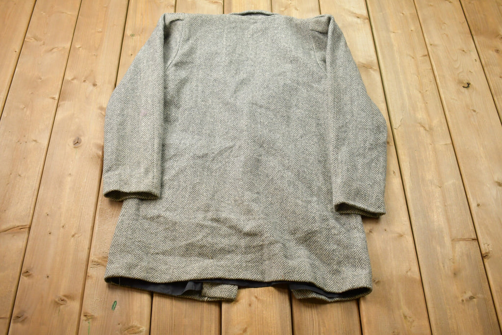 Vintage 1990s 100% Wool Overcoat Jacket