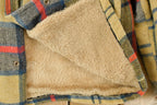 Vintage 1980s Lakewood Sherpa Lined Wool Flannel Shirt Jacket Men's Large