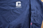 Vintage 1990s University of Georgetown Bulldogs Graphic Collegiate Crewneck Made In USA NCAA Sweatshirt