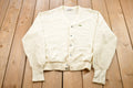 Vintage 1980s Izod Lacoste Knitted Cardigan Sweater