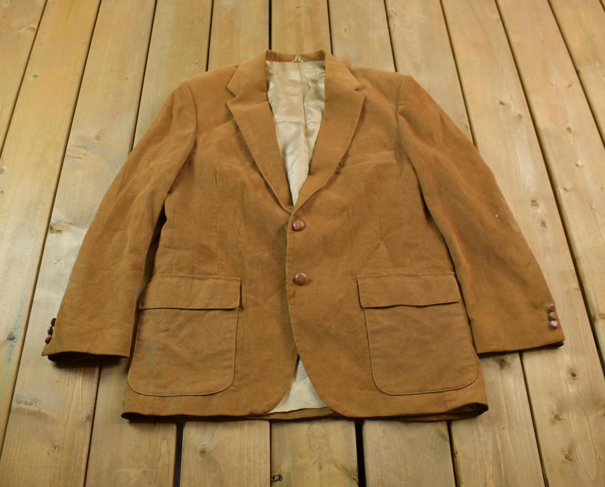 Vintage 1970s Farah Corduroy Blazer Jacket