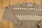 Vintage 1990s Donner Mountain Knitted Crewneck Sweater