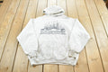 Vintage 1990s Kennebunkport Sailboat Hoodie Sweatshirt Mens L / Embroidered / Made in USA / Streetwear/ Americana / Maine