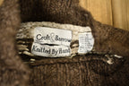 Vintage 1990s Hand Knitted Croft & Barrow Mockneck Sweater