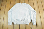 Vintage 1990s Christmas Santa Helper Crewneck Sweatshirt Men's Small