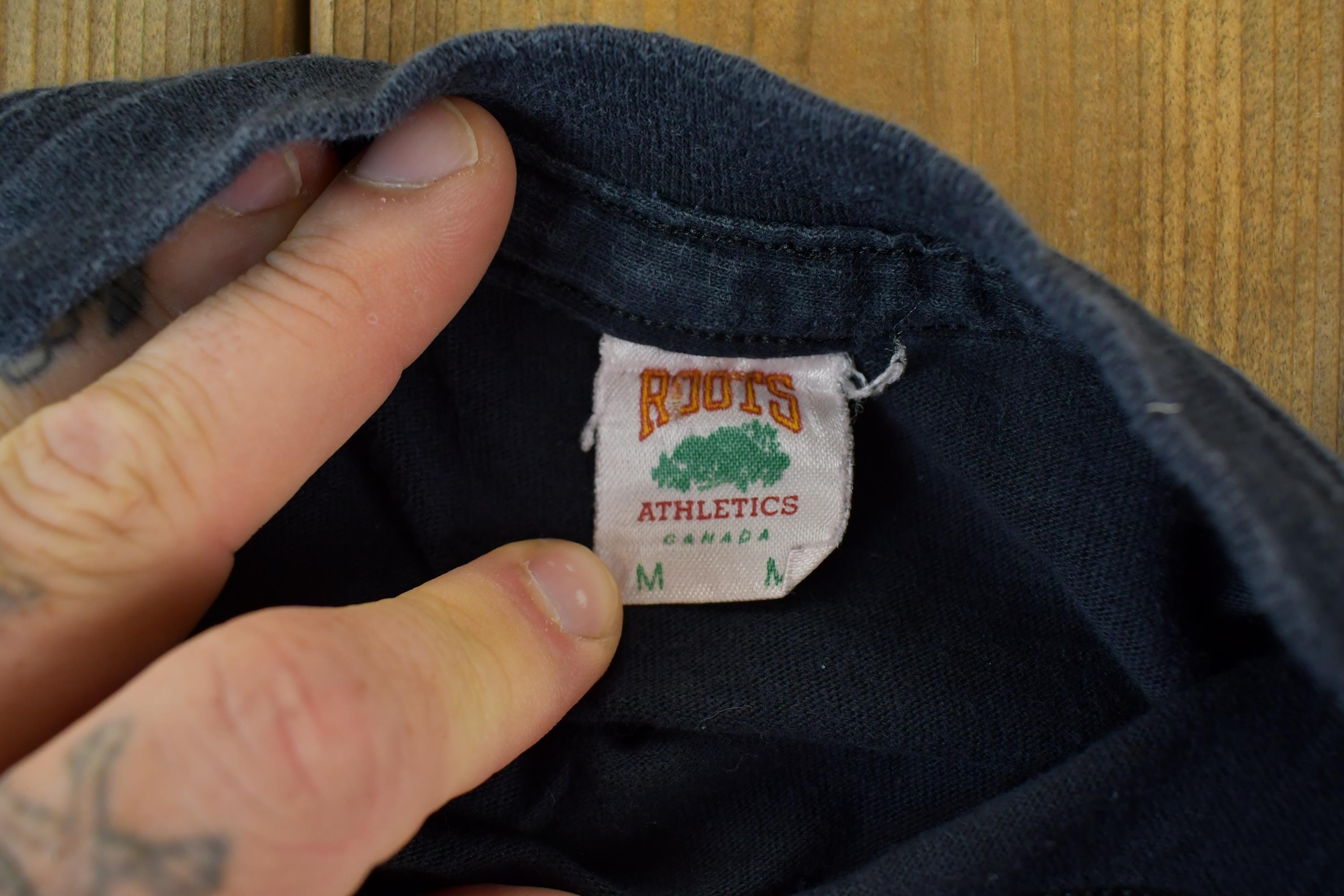 Vintage 1990s Roots Canada Single Stitch T-Shirt