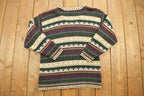 Vintage 1990s Simpatico Knitted Cardigan Sweater
