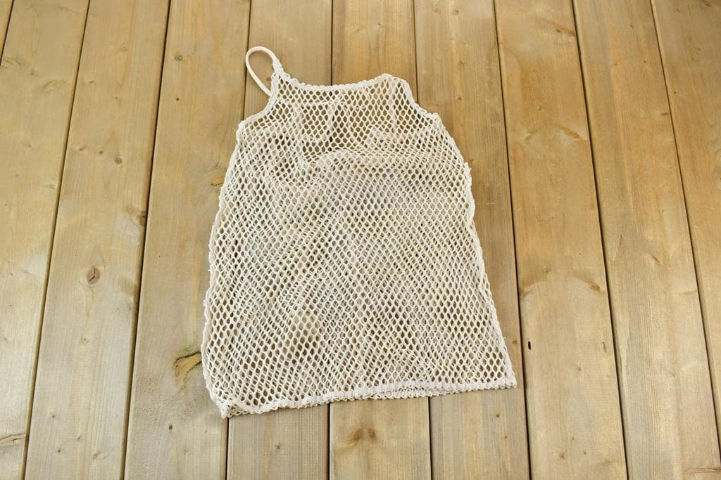 Vintage 1990s Mesh Beach Souvenir Caribbean tank Top