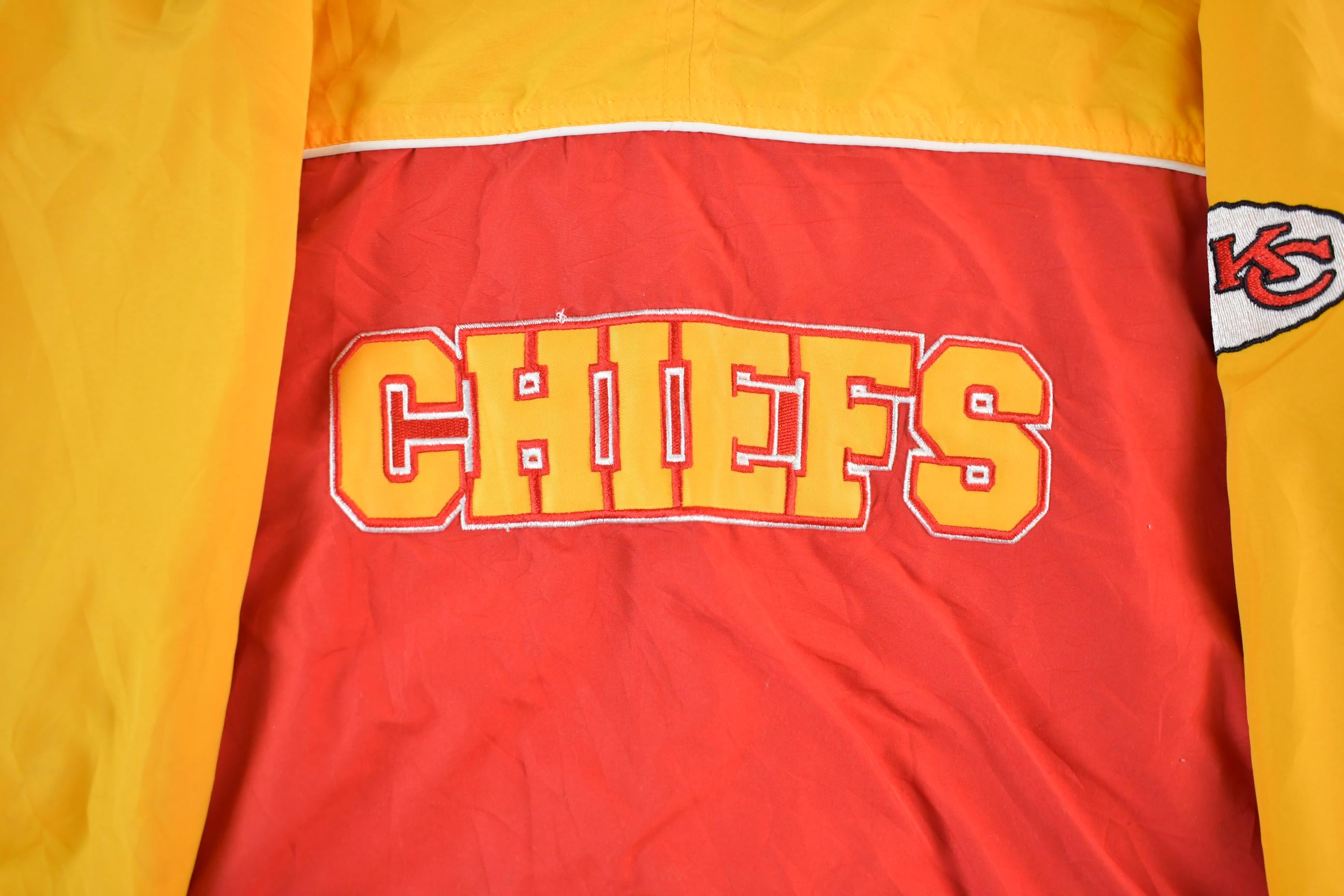 Vintage 2000s Kansas City Chiefs NFL Pullover Jacket Youth XL