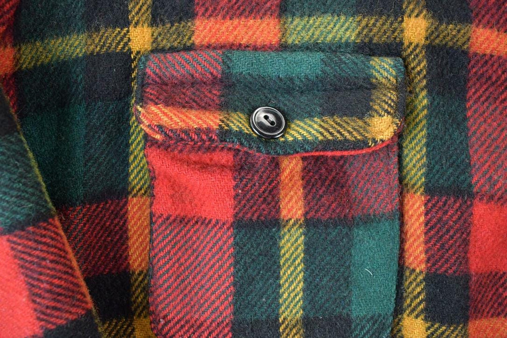 Vintage 1960s Red Plaid True Vintage Light Jacket