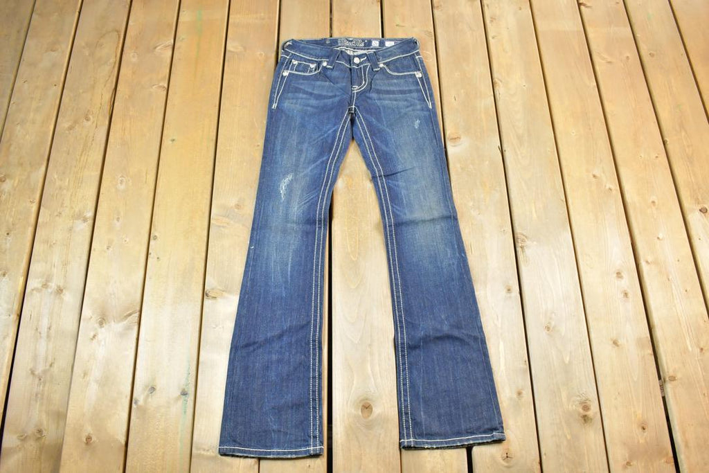 Vintage Y2K Miss Me Bedazzled Low Rise Jeans Size 26x31