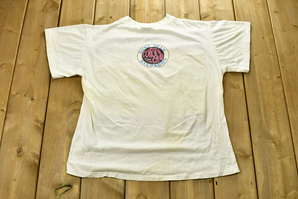 Vintage 1990s Cotton Club Surf Team Barbados T-Shirt