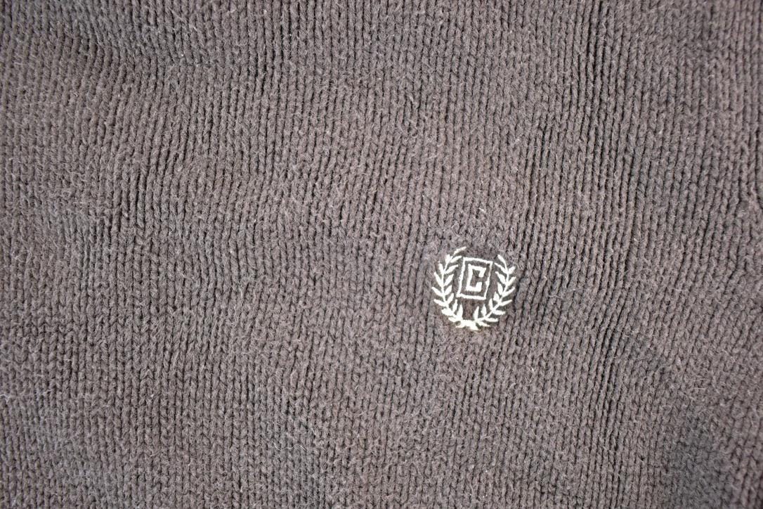 Vintage 1990s Chaps Knit Abstract Pattern Crewneck Sweater Mens M