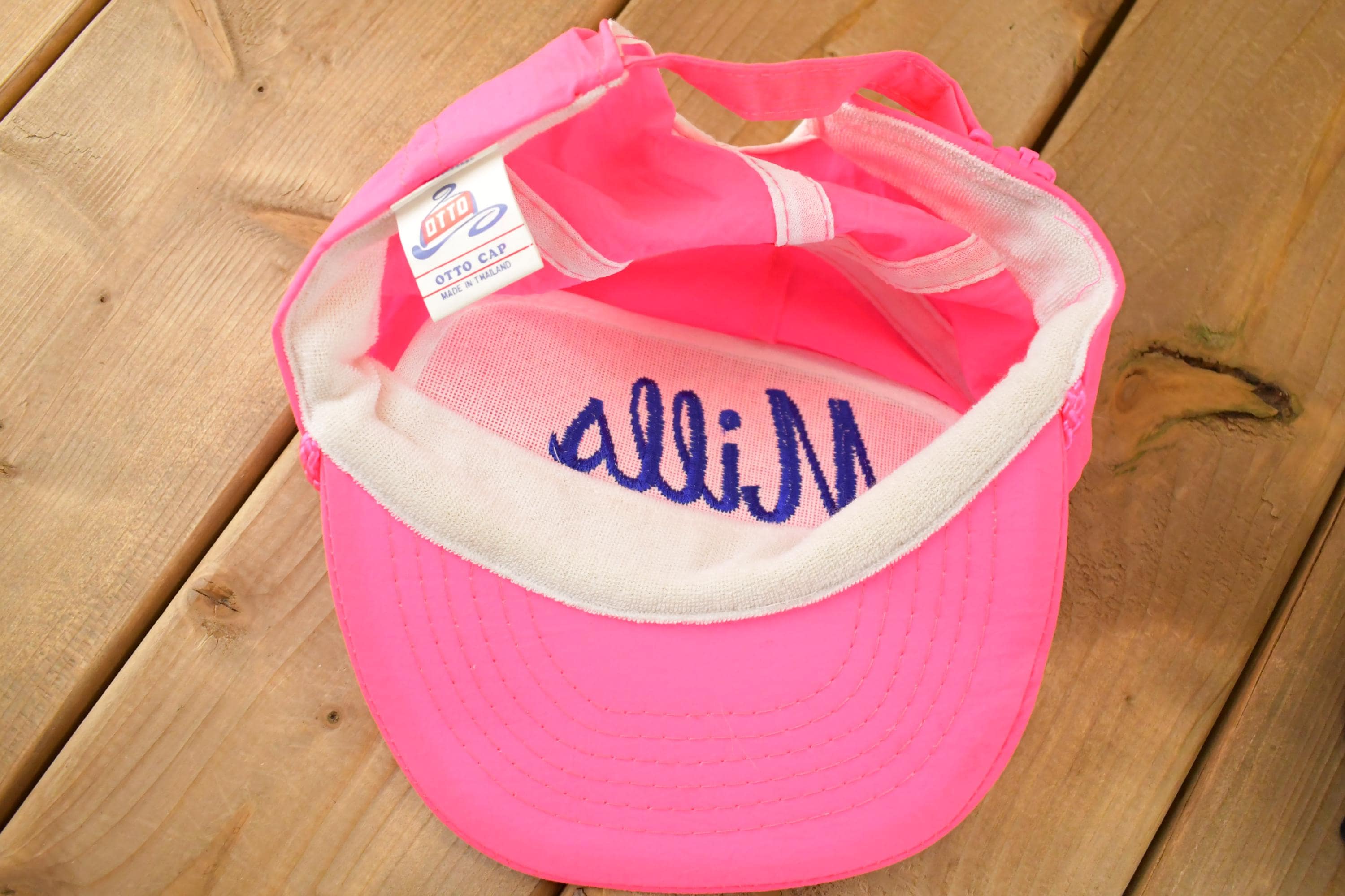 Vintage 1980s Mills Brainerd Minnesota Snapback Rope Trucker Hat /