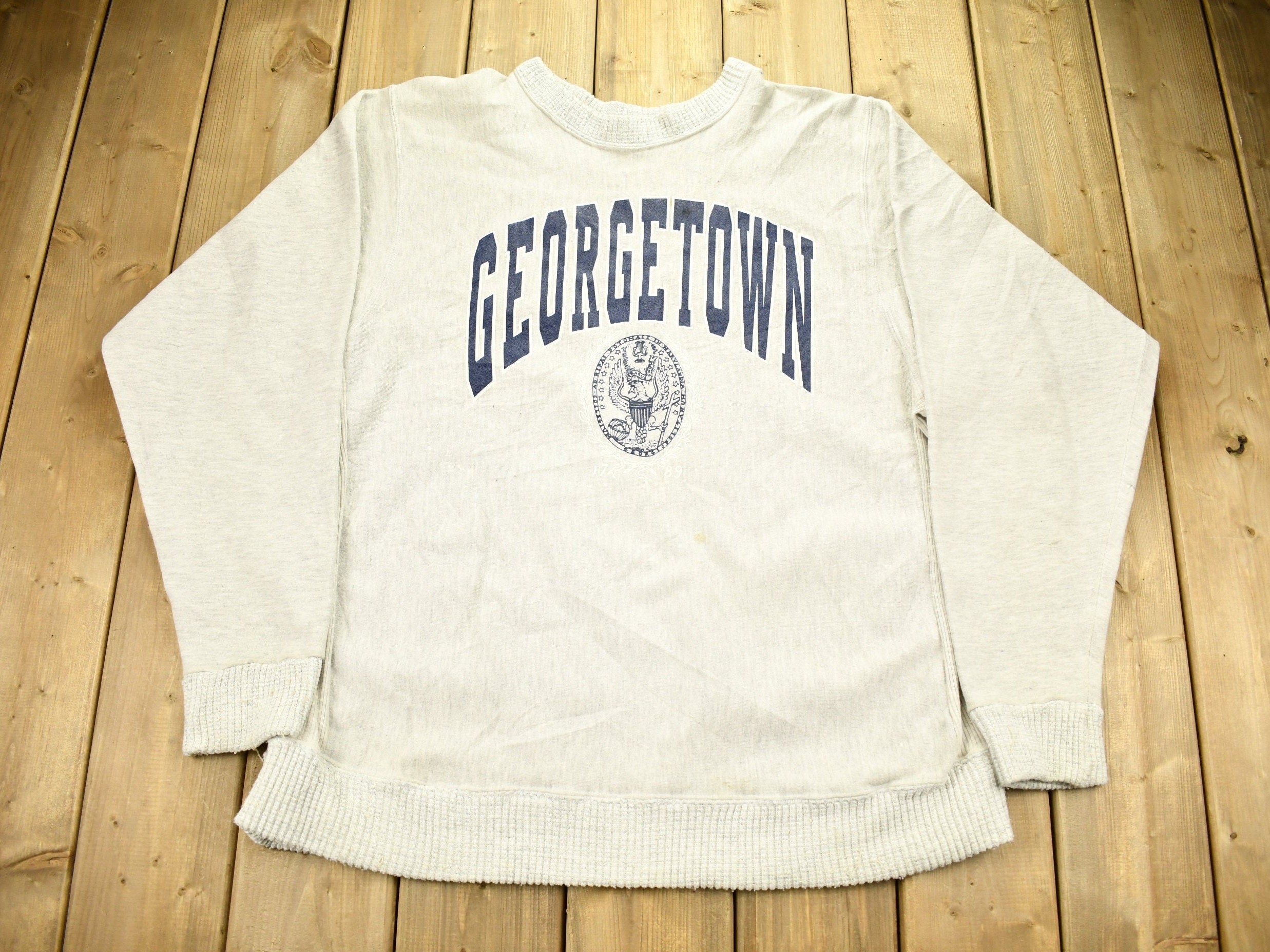 Vintage 1990s Georgetown University Collegiate Crewneck