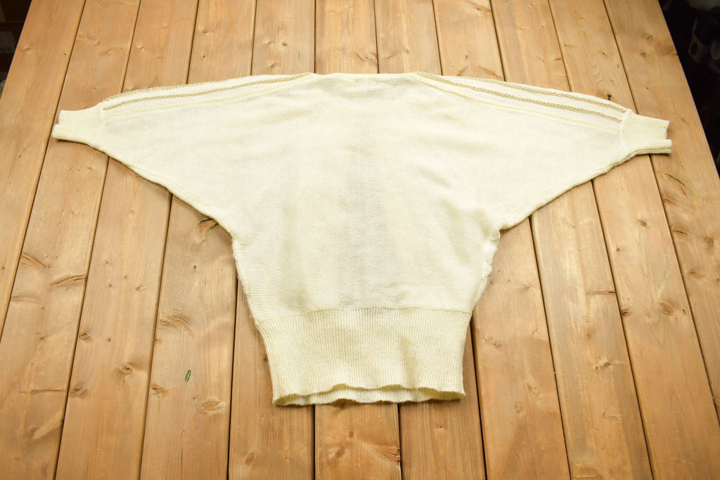 Vintage 1990s Abstract Knitted Crewneck Sweater