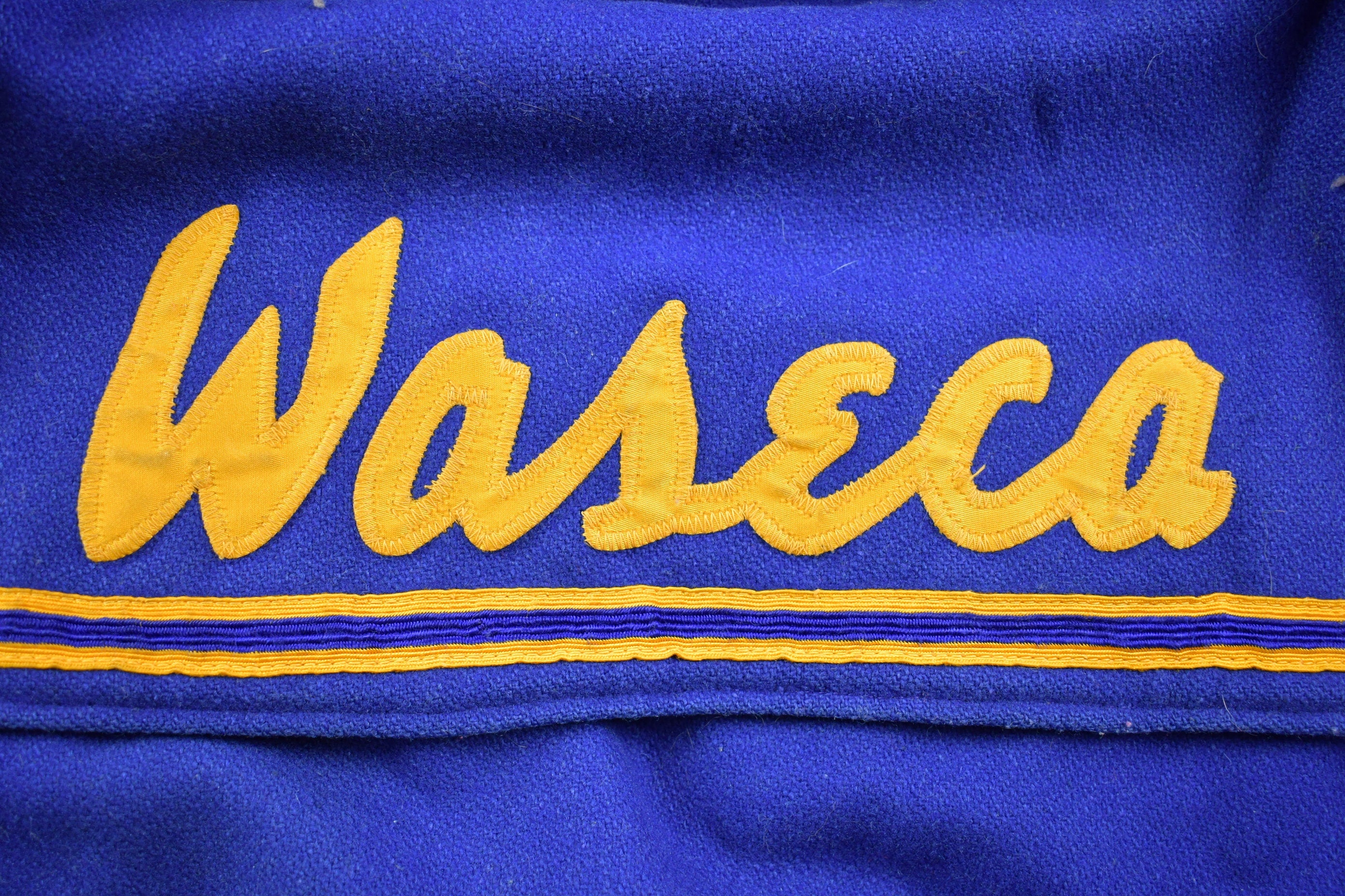 Vintage 1980s Diamond Quilt Lined Waseca Wool Jacket