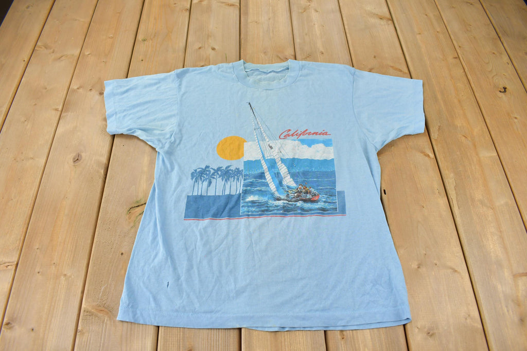 Vintage 1980s California Souvenir Graphic T Shirt