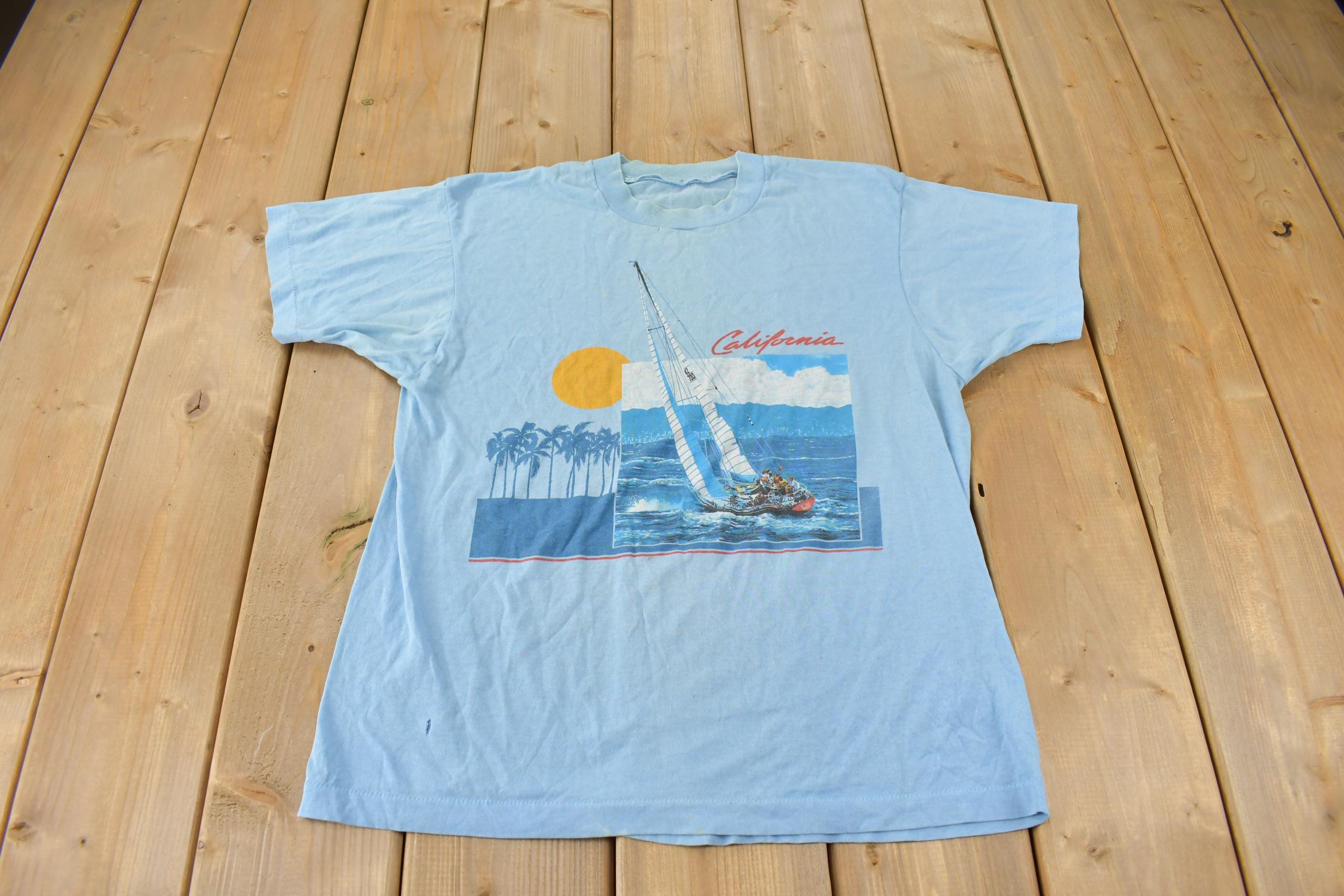 Vintage 1980s California Souvenir Graphic T Shirt