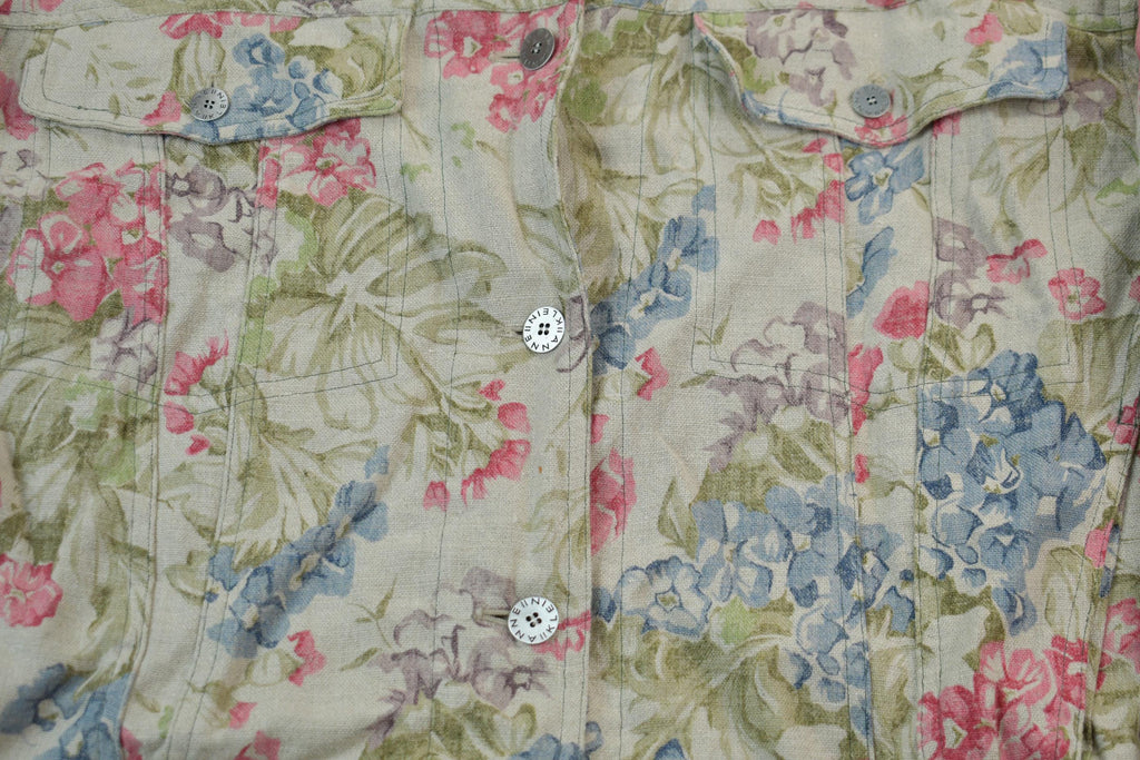 Vintage 1990s Floral Anne Klein Jacket