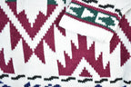 Vintage 1990s S Louis Knit Abstract Pattern Holiday Crewneck Sweater Mens XL