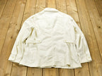 Vintage 1980s Lee White Denim Jean Jacket