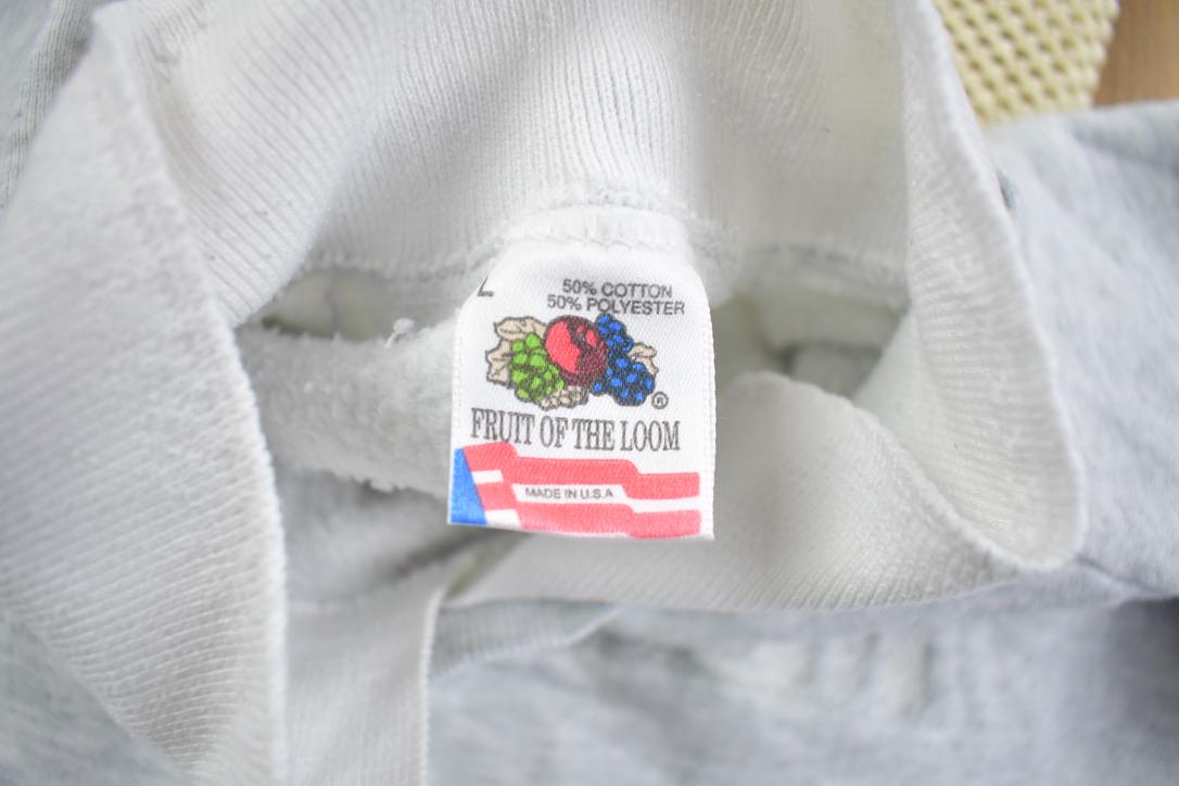 Vintage 1990s Minnesota Embroidered Collard Crewneck Sweatshirt Made In USA