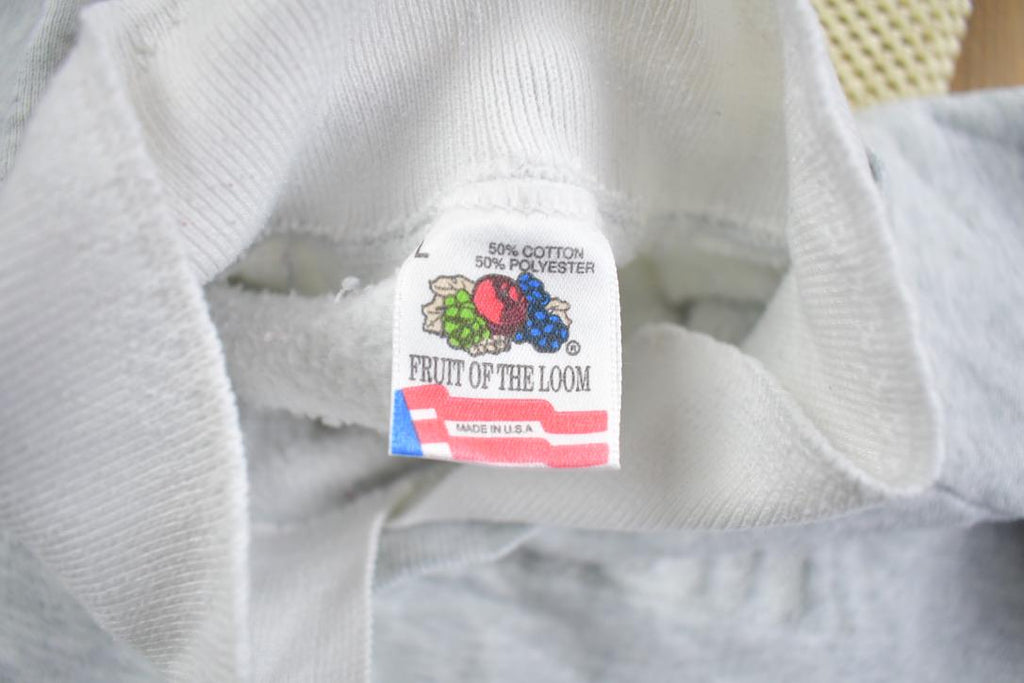 Vintage 1990s Minnesota Embroidered Collard Crewneck Sweatshirt Made In USA