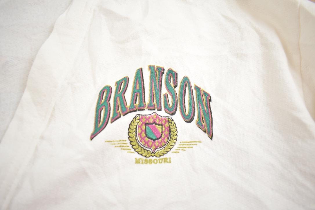Vintage 1980s Branson Missouri Souvenir Travel Cardigan Made In USA