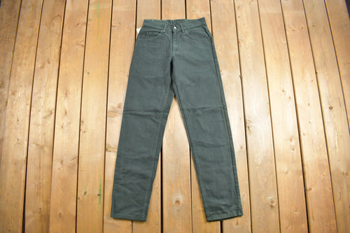 Wrangler Cowboy Cut Deadstock Vintage 1980s Jeans Size 28 x 32 Forrest Green