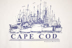 Vintage 1990s Cape Cod Sailboats Souvenir Travel T-Shirt Men's XL