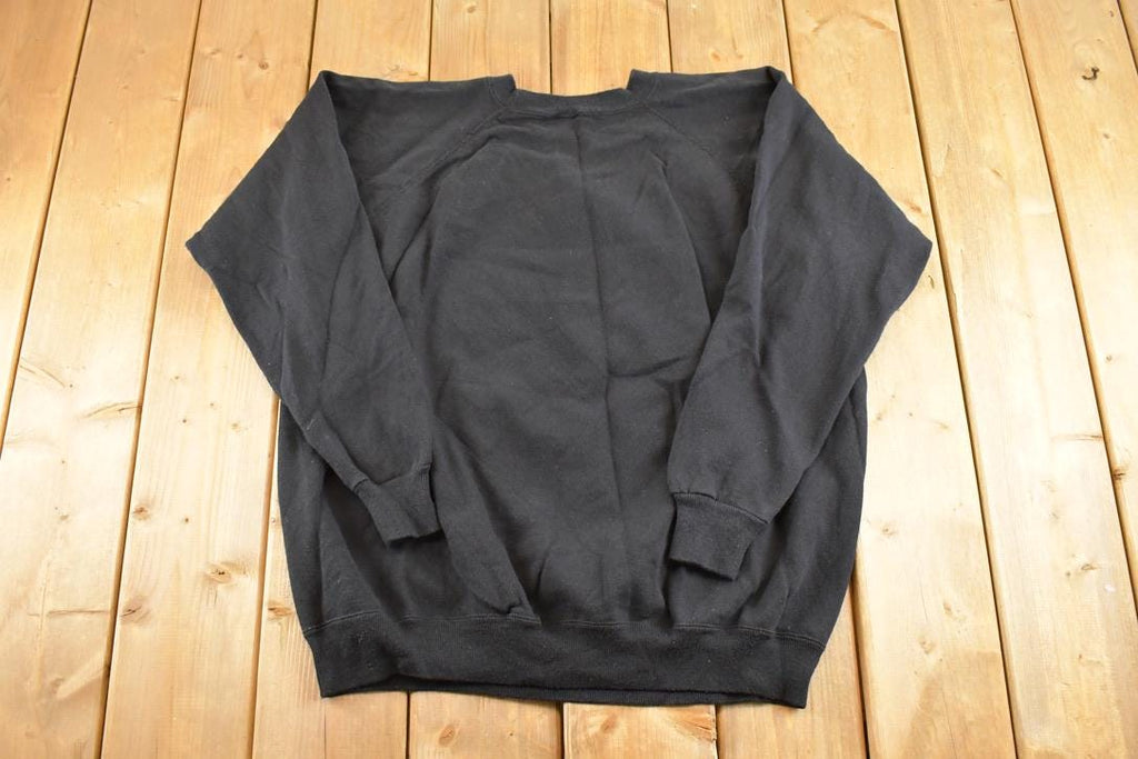 Vintage 1990s Hand painted Halloween Souvenir Boo Crewneck Sweatshirt Womens L