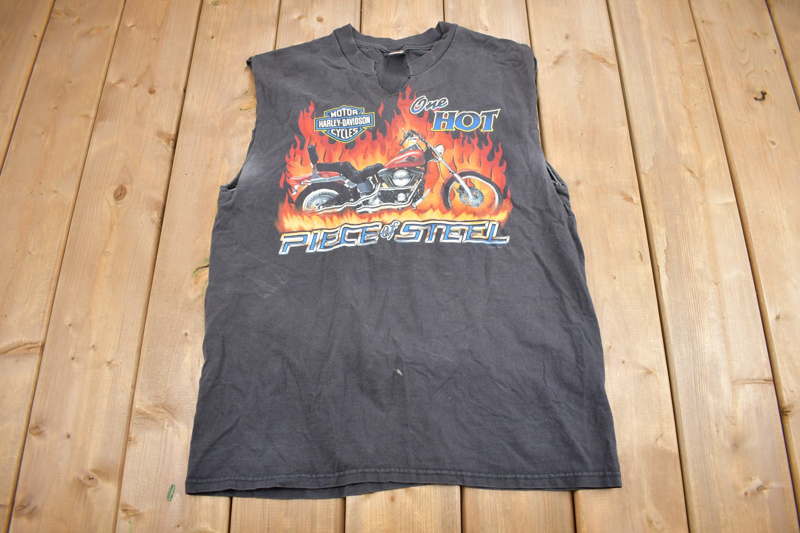 Vintage 1997 Rossiter's Harley Davidson Sarasota Florida T-Shirt