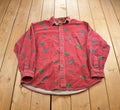 Vintage 1990s Eddie Bauer Flannel Button Up Shirt Made In USA