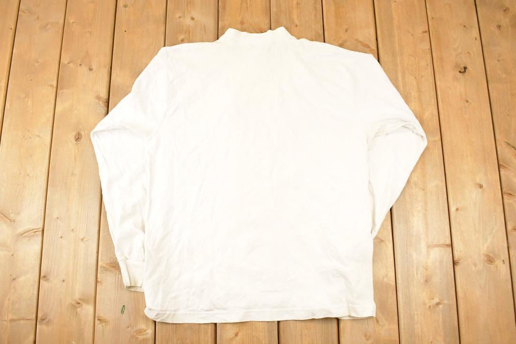 Vintage 1994 Minnesota Renaissance Festival Graphic Print Mock Neck Shirt Men's L