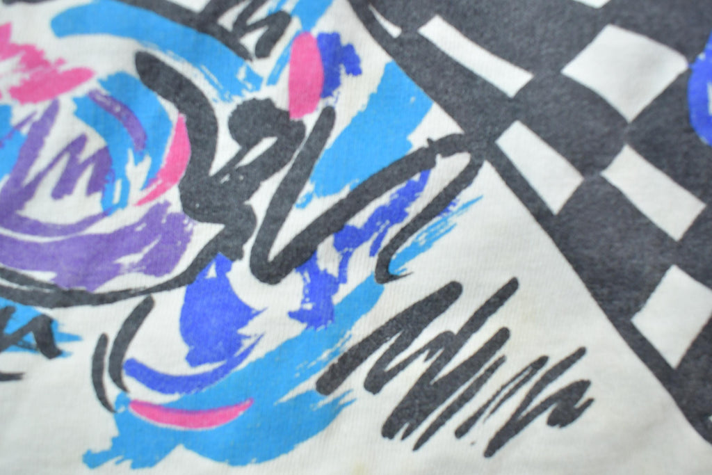 Vintage 1990s Power Dynamics Neon Graphic T-Shirt
