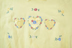 Vintage 1990s Double Collar Floral Design Cute Crewneck Sweater  90s Crewneck  Grandma Sweater  Streetwear  Made In USA  Animal Theme