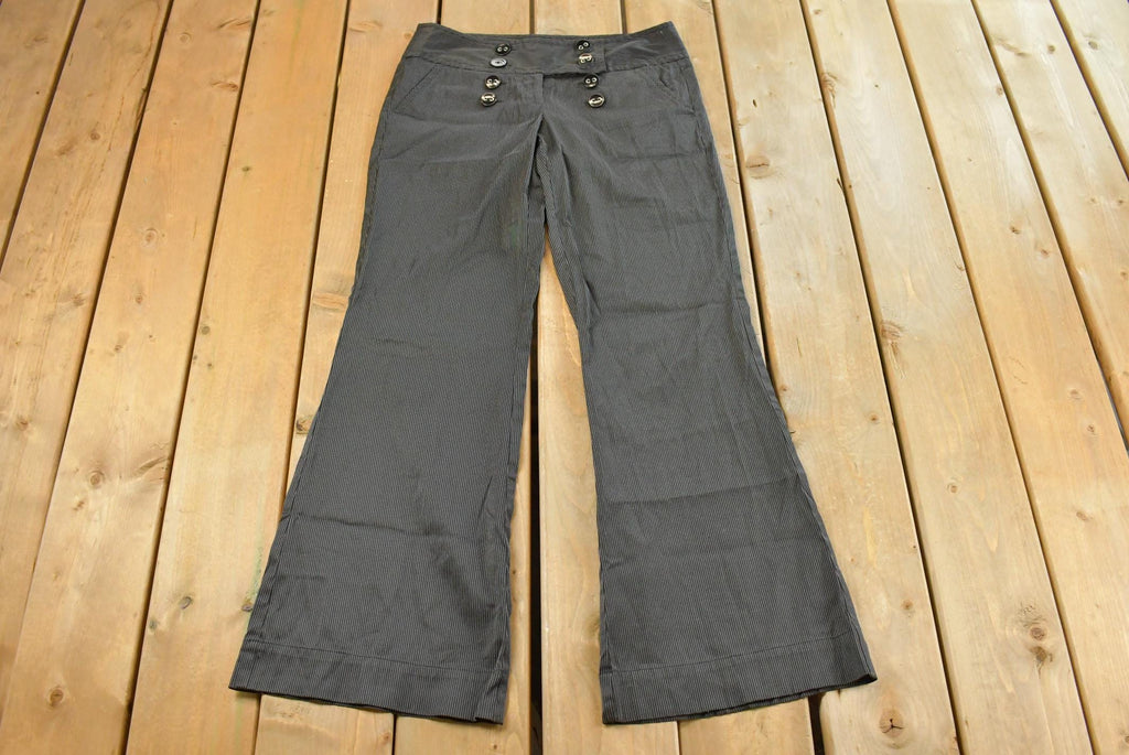 Vintage 1990s BFF Pinstripe Bell Bottom Pants Women's 32 x 31 /