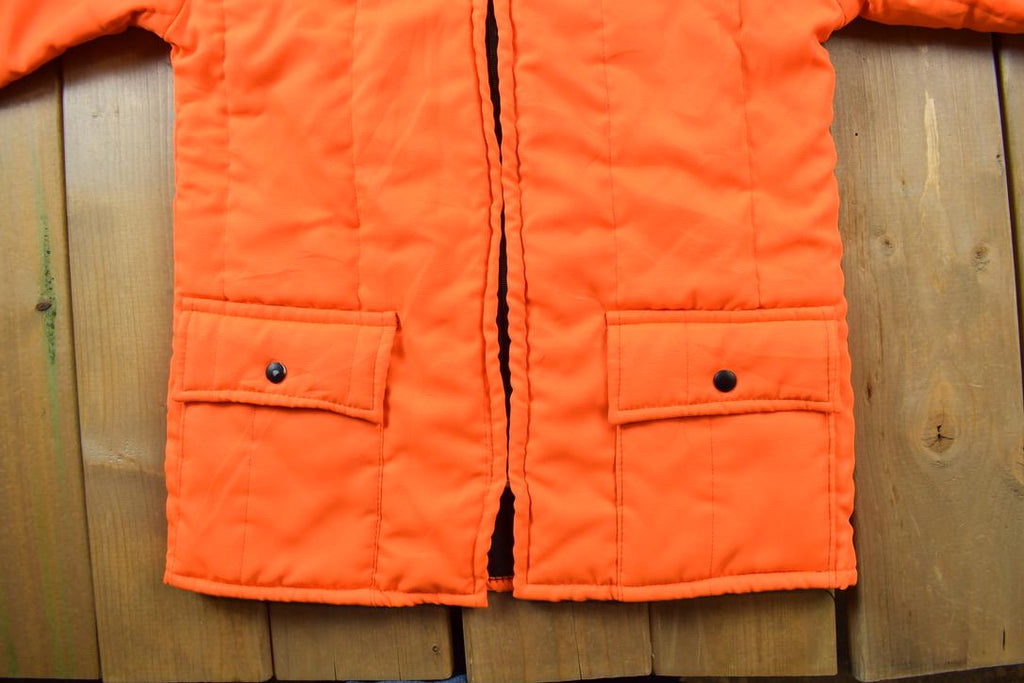 Vintage 1980s Patriot Industries Orange Hi Vis Jacket