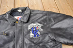 Vintage 1990s University of Kentucky Wildcats Collegiate Football NCAA Leather Jacket Size Women's Large