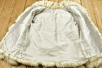 Vintage 1960's Silver Fox Fur Coat
