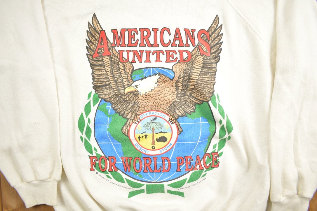 Vintage 1990s Operation Desert Storm Crewneck Sweatshirt